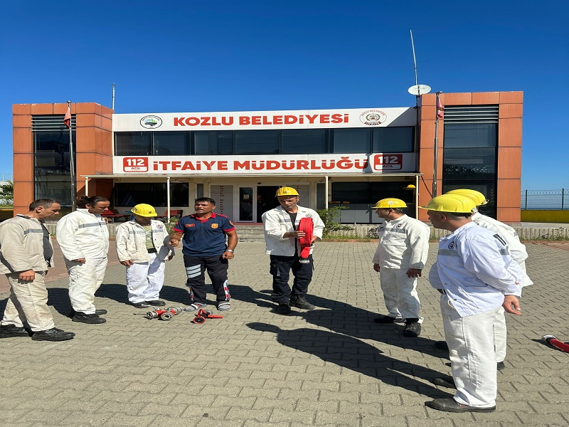 İTFAİYE MÜDÜRLÜĞÜMÜZ’DEN YANGIN SÖNDÜRME EĞİTİMİ